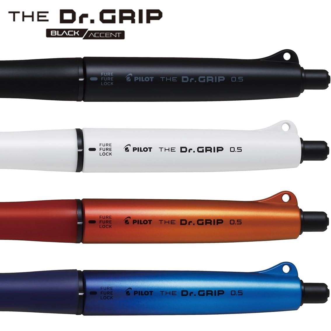 Pilot The Dr. Grip Black Accent, Advanced Mechanical Pencil with